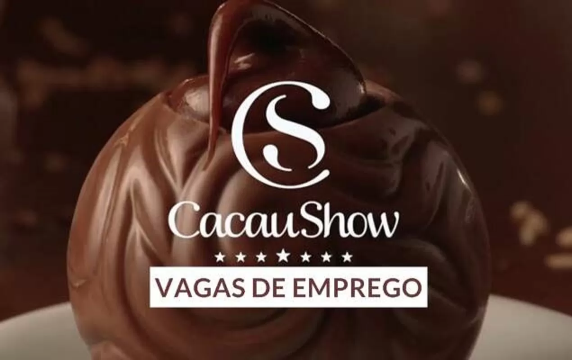 Trabalhe Conosco Cacau show 2023